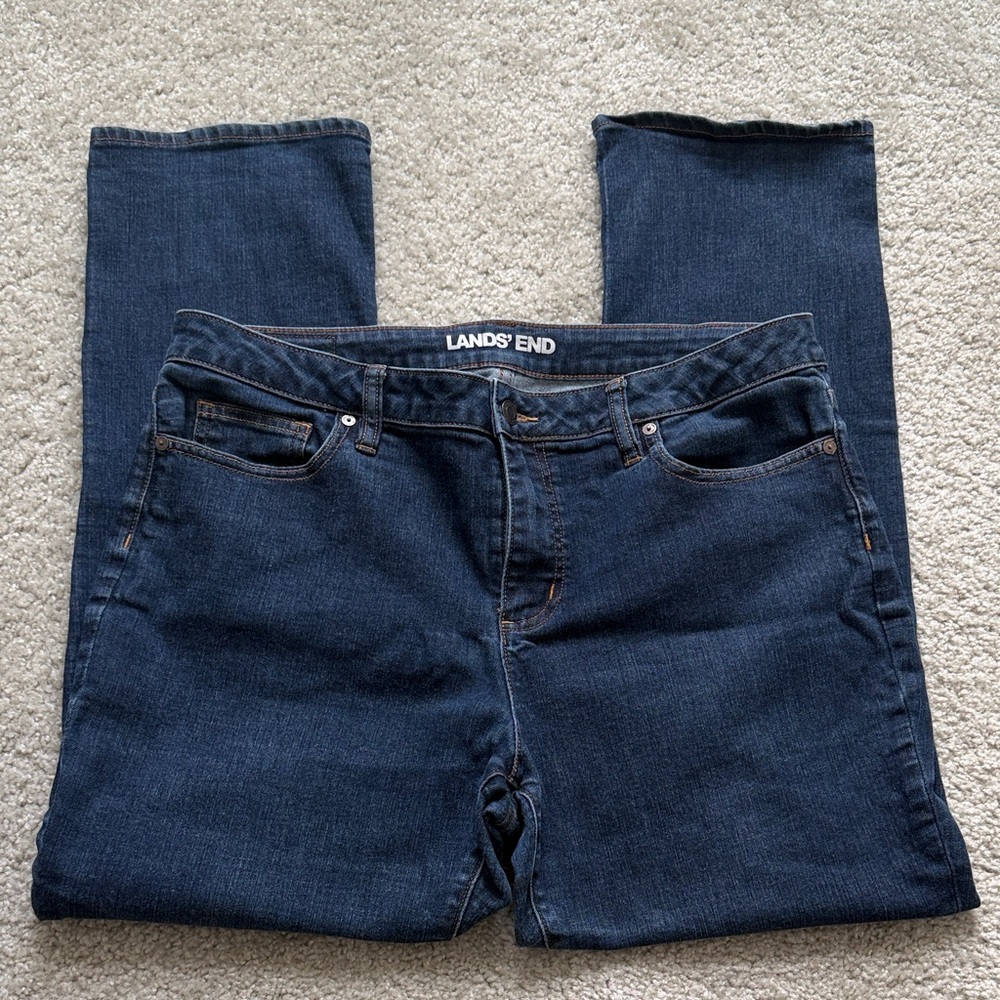 Lands' End Women's Straight Leg Jeans